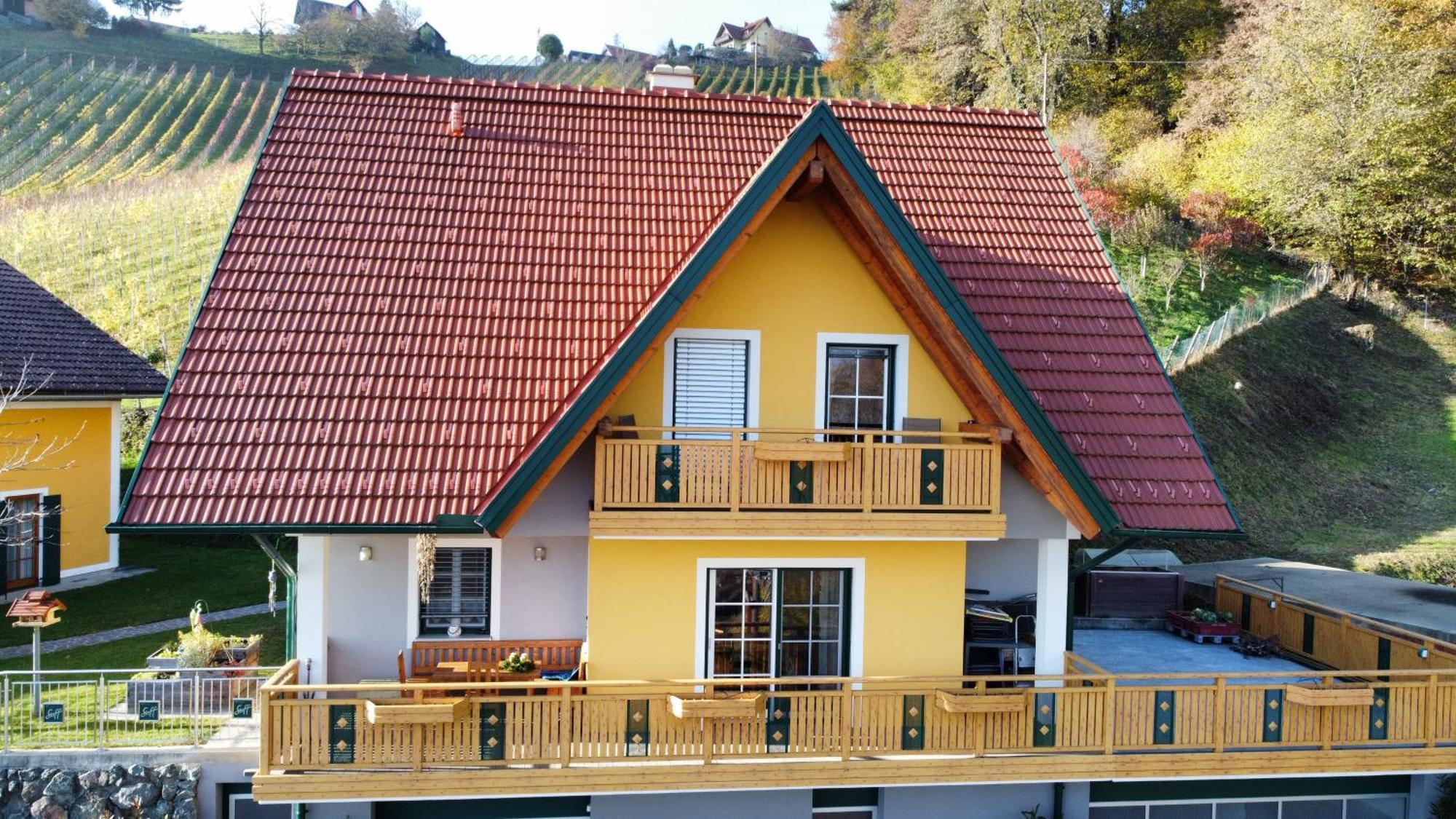 Ferienwohnung Stoff Kitzeck im Sausal Esterno foto